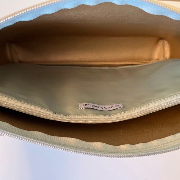 Sonia Kashuk Large Travel Pouch Mint Green Make-Up Bag NWT - Picture 6 of 8